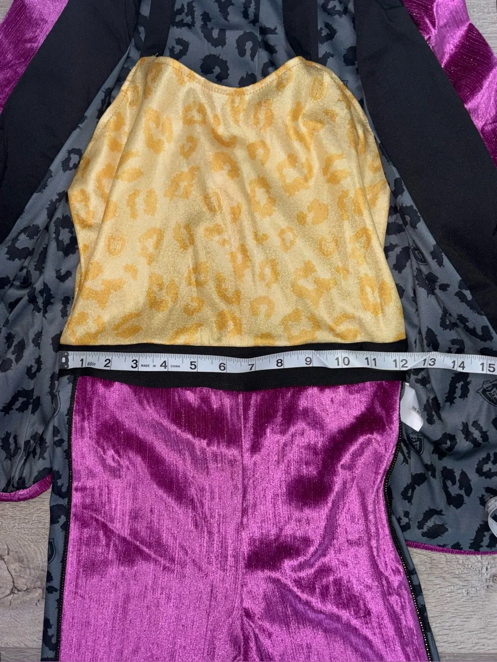 Monster High Clawdeen Wolf Monster Ball Halloween Costume Large